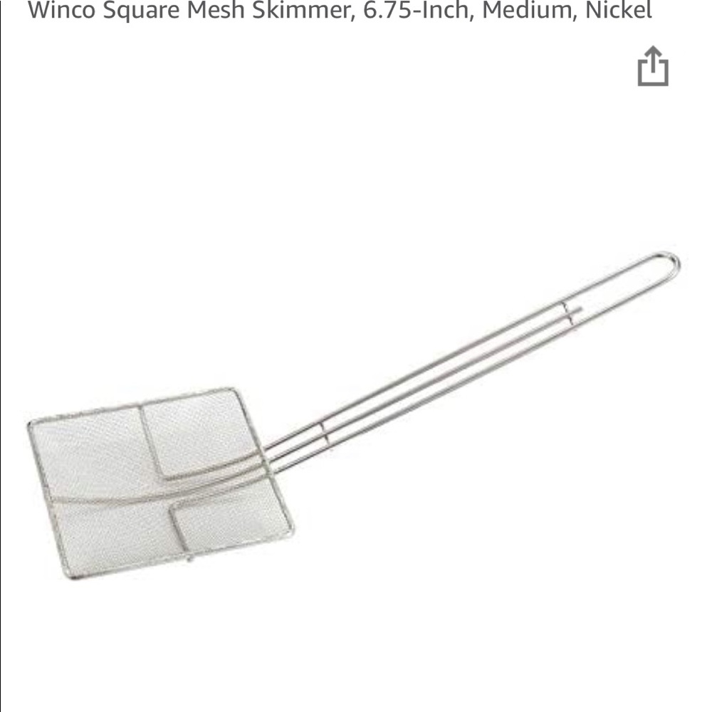 NWT Winco 6.75” Mesh Skimmer